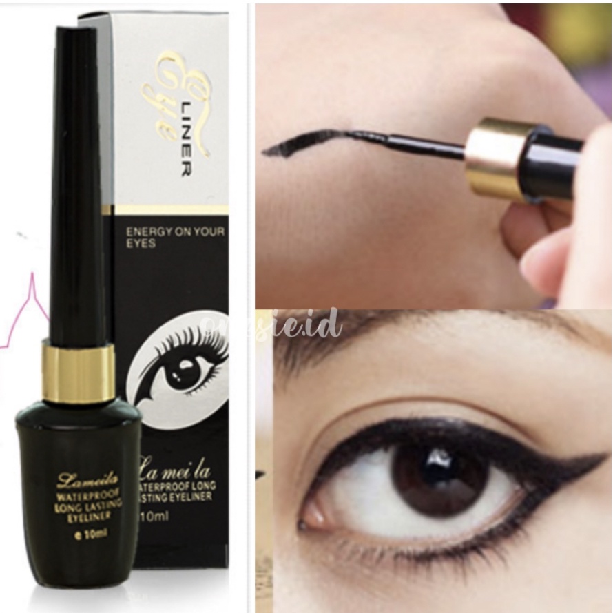 LAMEILA Eyeliner Anti Air Black Eye Liner Long Lasting Sweatproof Waterproof LA078