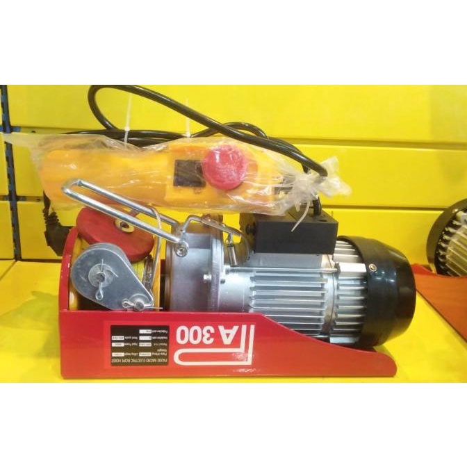 Mini Electric Hoist Wire 300Kg Hoist Katrol Pa 300