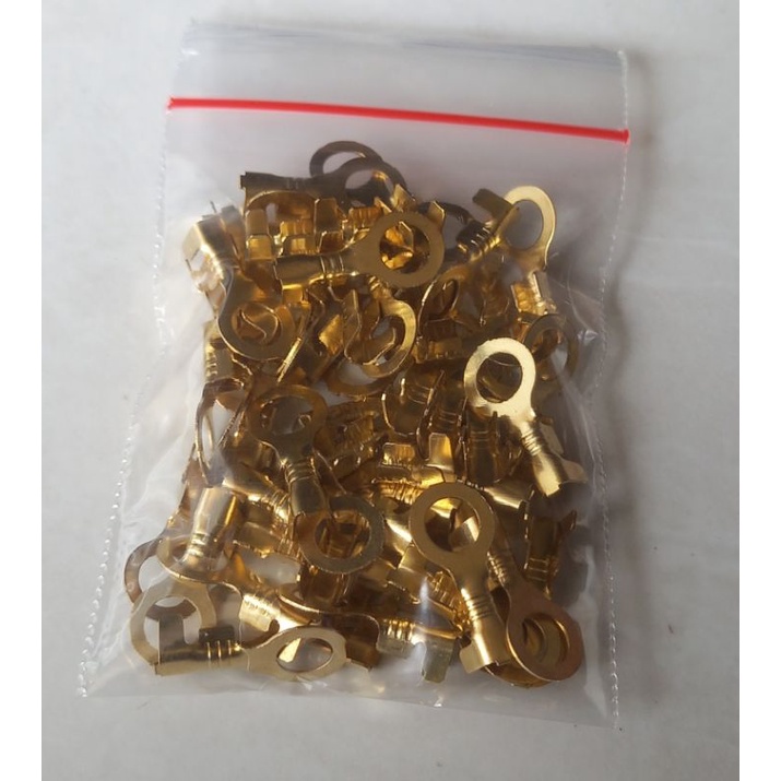 [Isi 50 pcs] Skun Ring Baut 8 5mm M5 5 mm Terminal Kabel