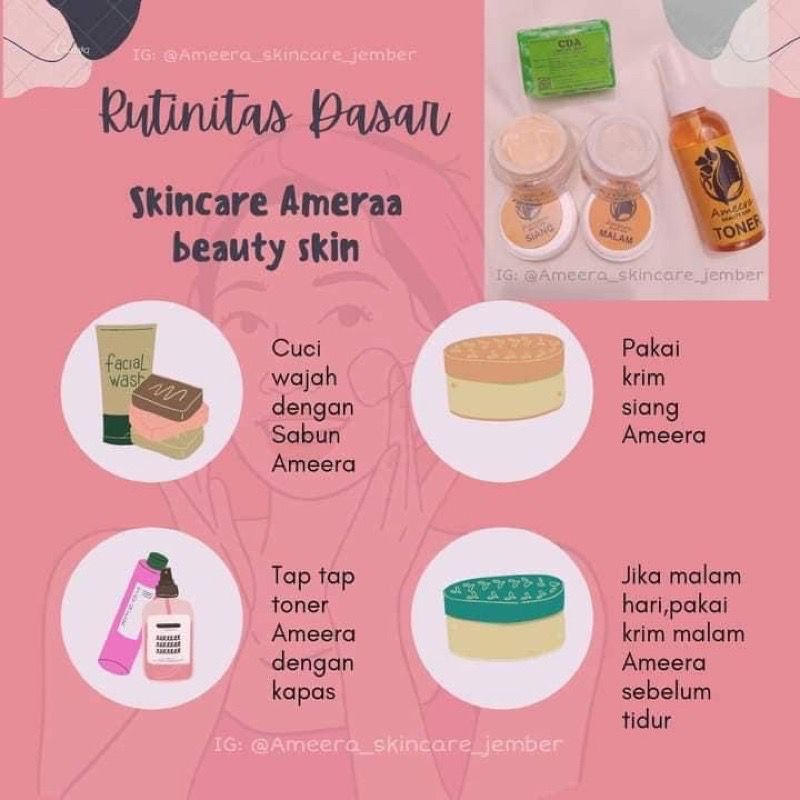 Cream Ameera skin | Creaam Ameera Beauty Skin | Skincare Ameera Beauty Skin Original | Cream Amera Beauty Skin