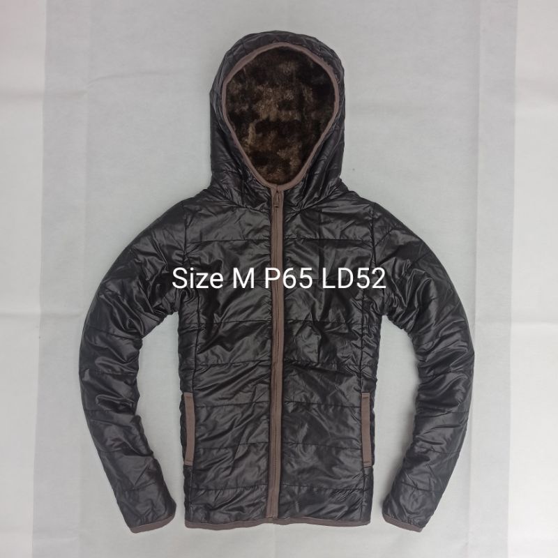 Jaket Hoodie Preloved Branded Murah THE SHOP TK Reversible Jacket