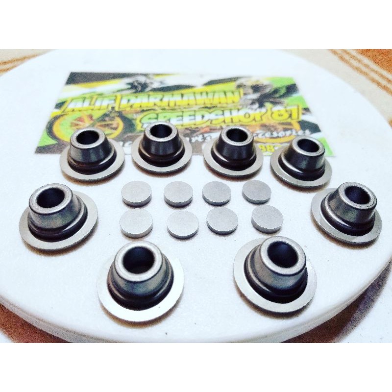 Retainer Sim shim Klep jupiter mx vixion R15 mx King Xabre obat anti Jeber klep batang 4.5mm
