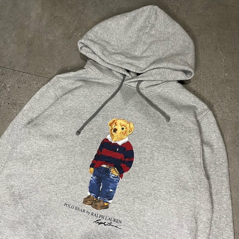 Jual Hoodie Polo Bear Ralph Lauren Second | Shopee Indonesia