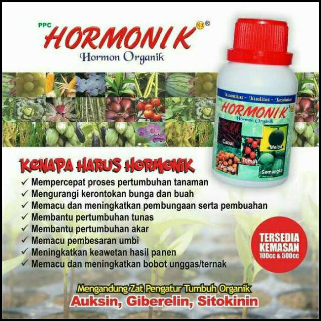 HORMONIK NASA -// pupuk  serbaguna Untuk Tumbuhan -- Sayuran - Buah-buahan dan juga peternakan
