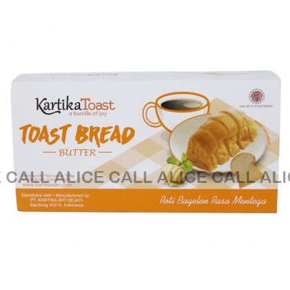 

KARTIKA SARI KARTIKA TOAST BREAD BUTTER BAGELEN 125GR