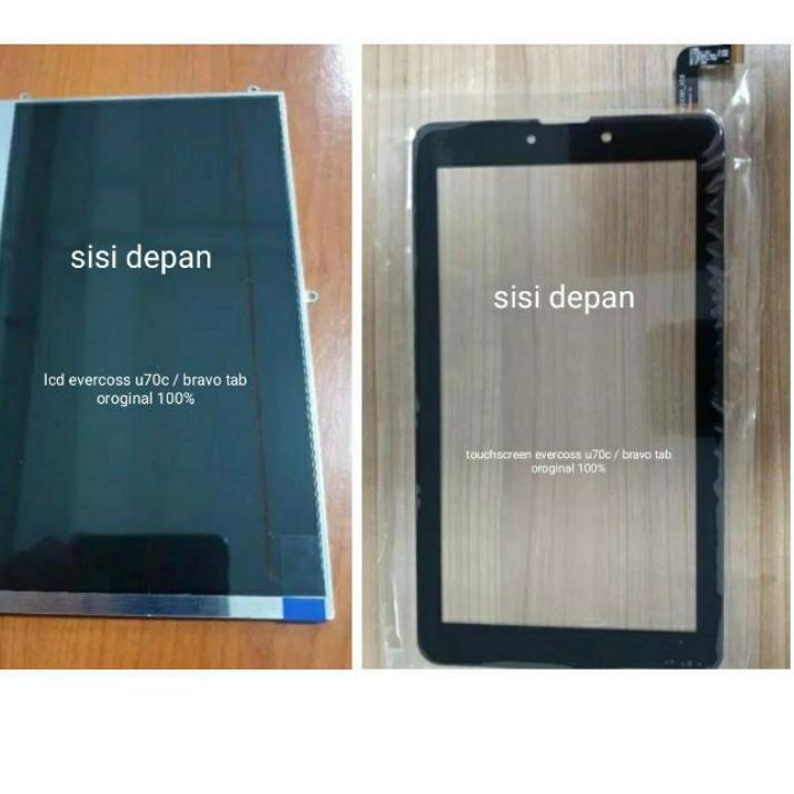 Koleksi Terbaru.. 1 set lcd + touchscreen Evercoss u70c / evercoss u70c plus / bravo