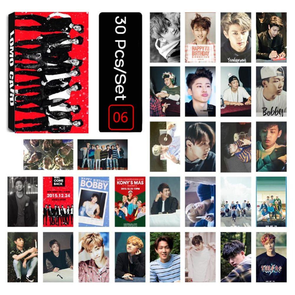 Timekey 30PCS Kartu Pos Foto KPOP SEVENTEEN EXO WANNA ONE LOMO Untuk Fanshadiah M2U9