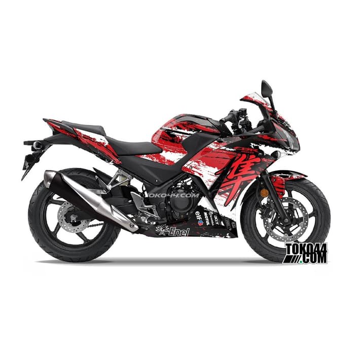 Decal Sticker Modifikasi Honda Cbr 150 R Hitam K45 Lokal Hayabusa Dekal Shopee Indonesia