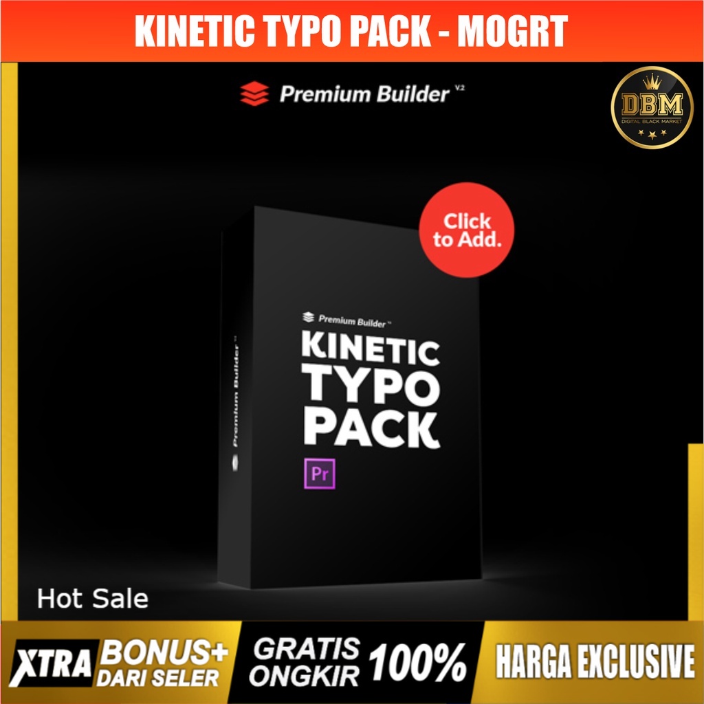 Premium Builder - Kinetic Typo Pack - Premiere Pro (Extension)