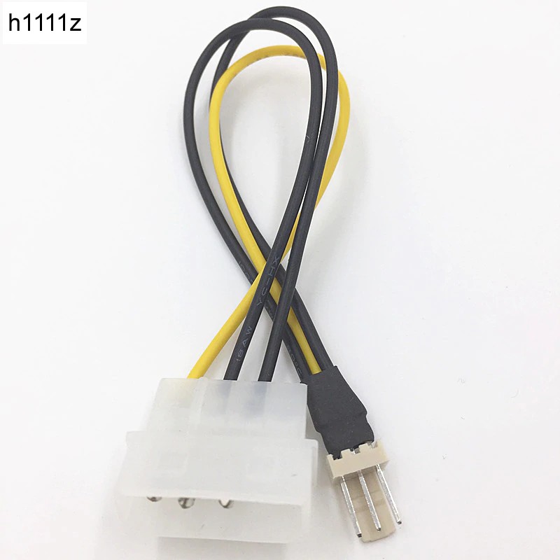 Free ongkir 4Pin to 3Pin Fan Power Supply Interface Convert Cable Cables D Type 4P to 3P CPU