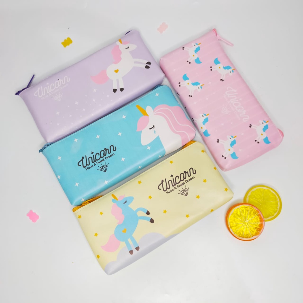 

KOTAK PENSIL MOTIF UNICORN LUCU UNIK / TEMPAT PENSIL / KOTAK PULPEN / TEMPAT ALAT TULIS MURAH bisa COD