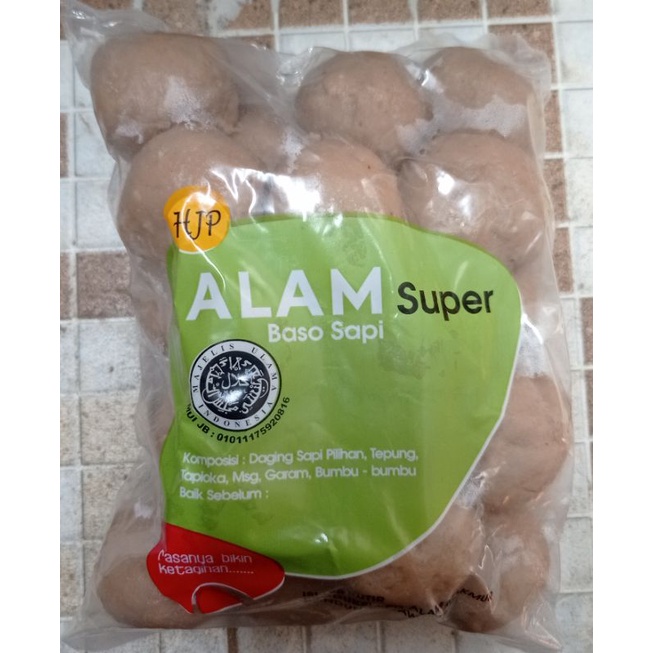 

Baso Sapi ALAM Super HJP Sedang Besar Isi 20 Butir