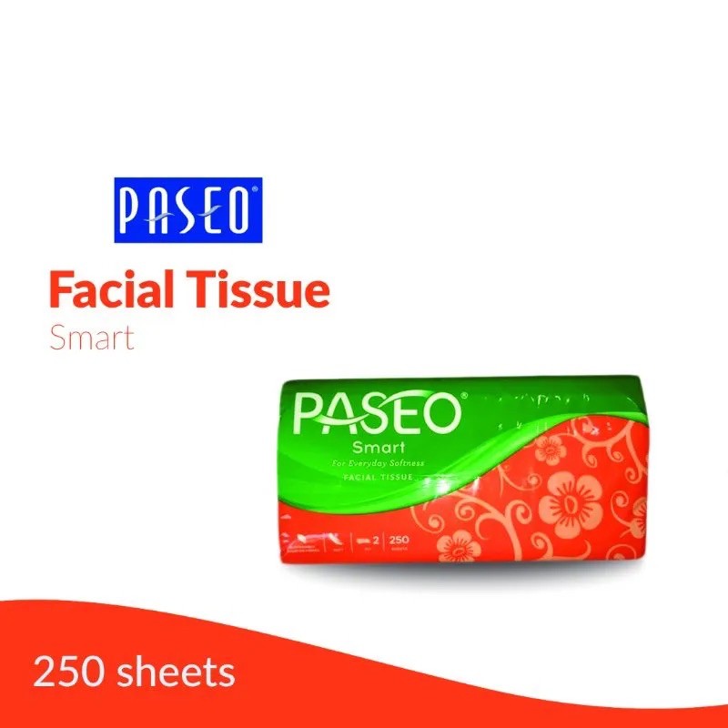 Paseo Smart Softpack Facial Tissue/ Tisu Tisue Wajah [250 S]