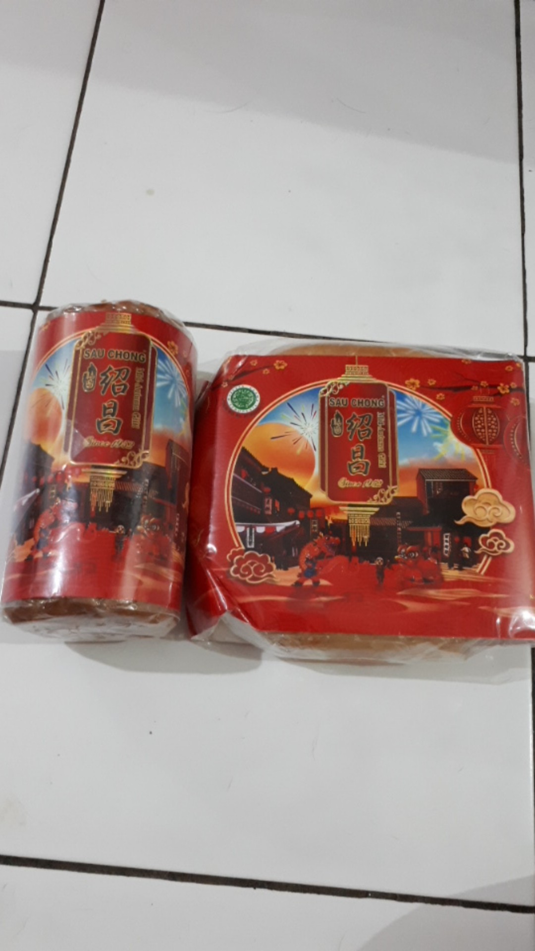 Jiu Pia 4pc Rasa Tausa & Gojin Uk. Jumbo / Mooncake Khas Singkawang / Kalbar