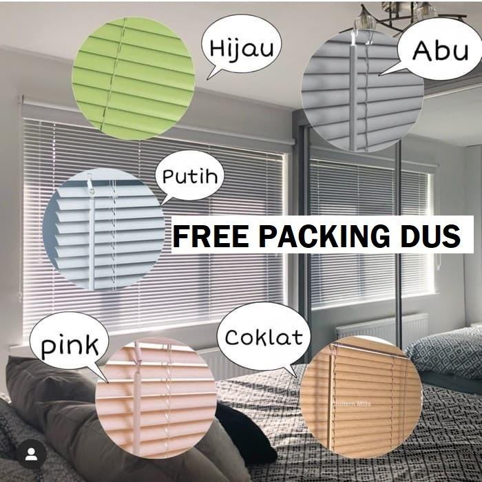 Tirai Plasti Blind Venetian Blind Roler Blind Pvc Tirai Gulung Jendela