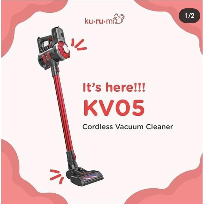 KURUMI KV05 RED VACUUM CLEANER/PENYEDOT DEBU