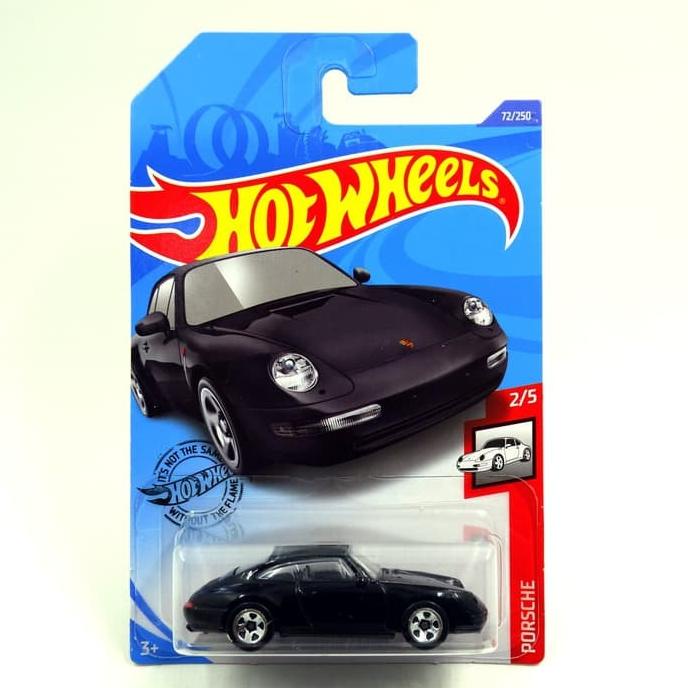 '96 Porsche Carrera Hitam Black Hotwheels Hot Wheels Diecast Mobil