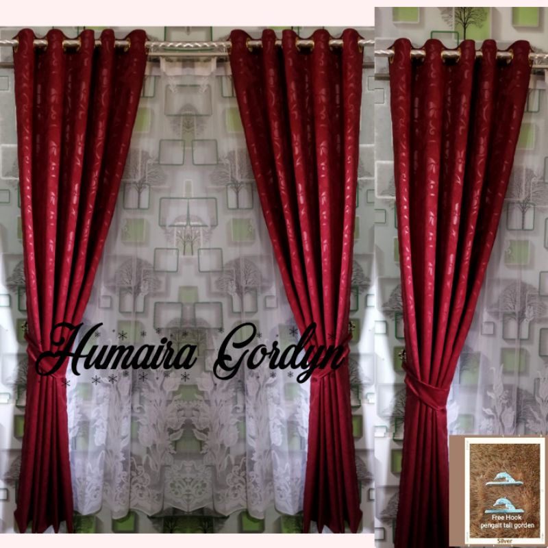 GORDEN PINTU GORDEN JENDELA MINIMALIS MOTIP EMBOS POLKADOT SMOKRING