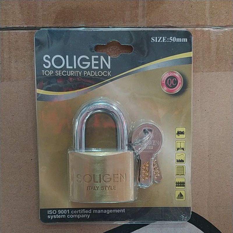 Gembok 50mm pendek Soligen