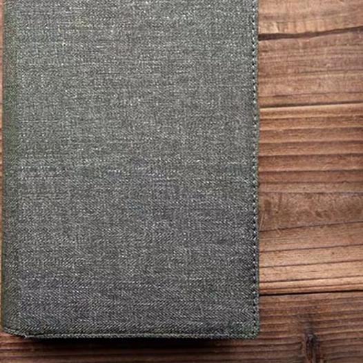 ♜ Dompet Pria Dompet Kanvas Nilon Tebal JK015 Dompet Pendek Passport BOX - Abu-abu ✿