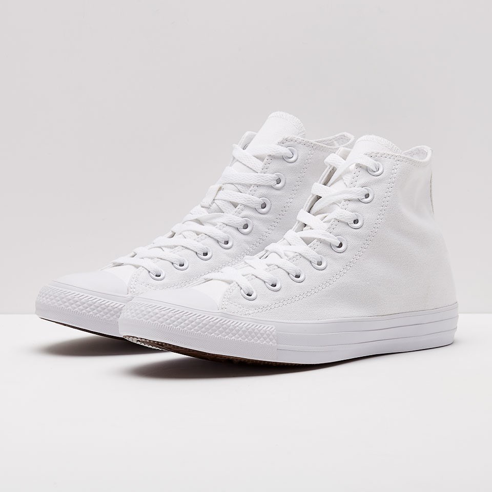 NS55® - Terbaik Sepatu All-star Chuck Taylor 2/All Star Ct 2 Premium/All-star Jackpurcel - FULL WHITE