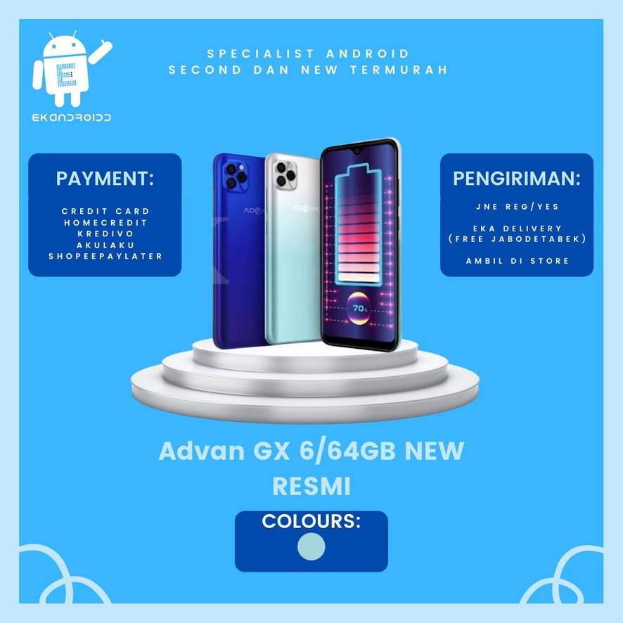 ADVAN GX 6/64GB NEW RESMI