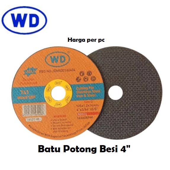 Batu Potong WD Batu Potong Besi 4 Inch WD Murah