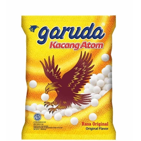 

Garuda Kacang Atom 1 renceng isi 10 bungkus