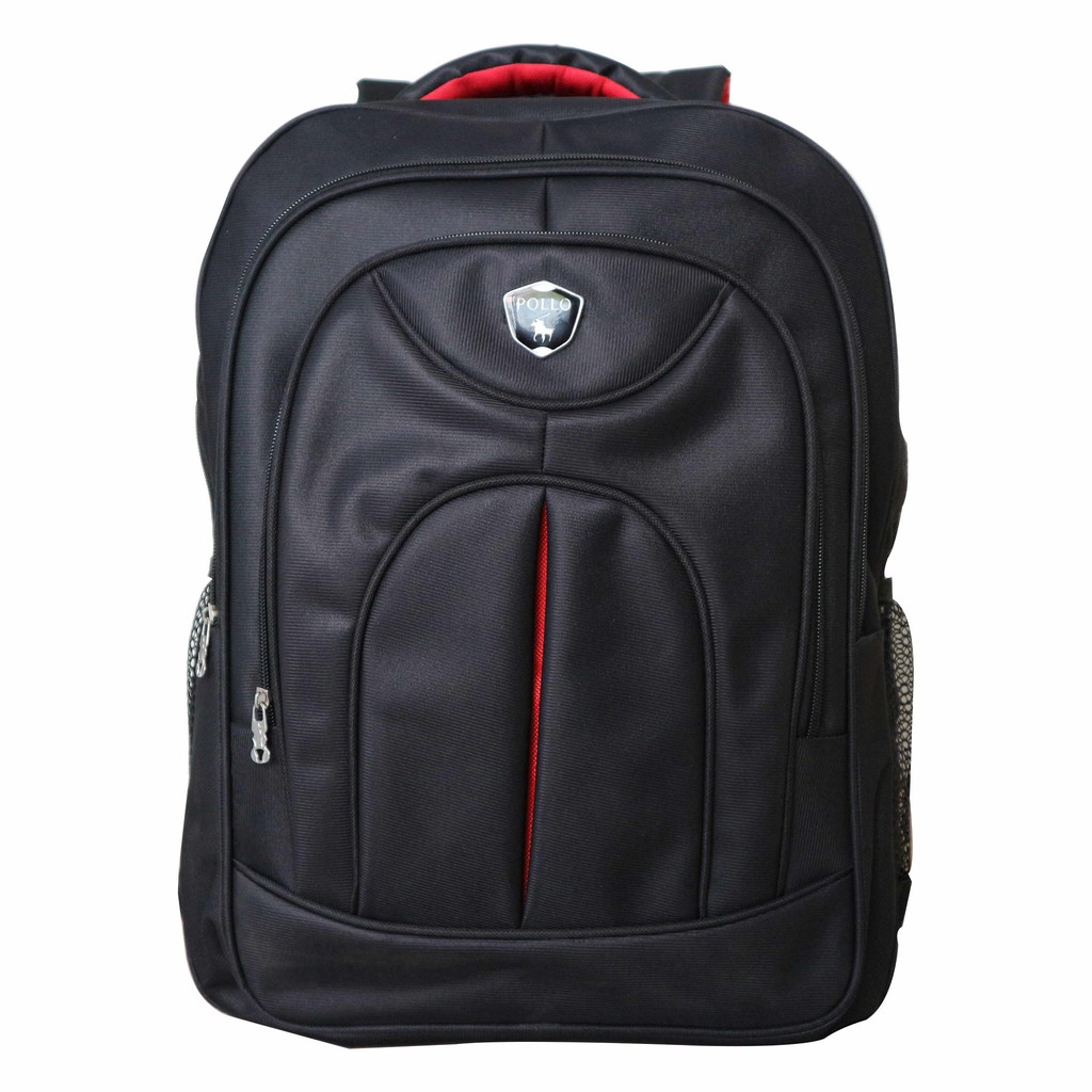 Tas Pria Polo Bonus Jas Hujan  Tempat Pensil Ransel Cowok SMP SMA Bonus Pulpen Backpack Polo Rohis Premium Hadiah Gratis