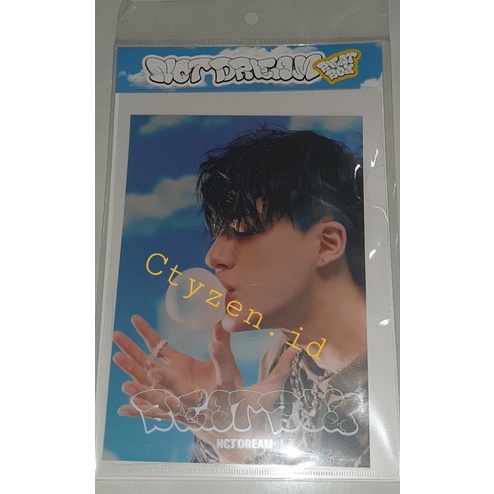 Postcard + Hologram Set Pc Jeno Md Beatbox Sealed
