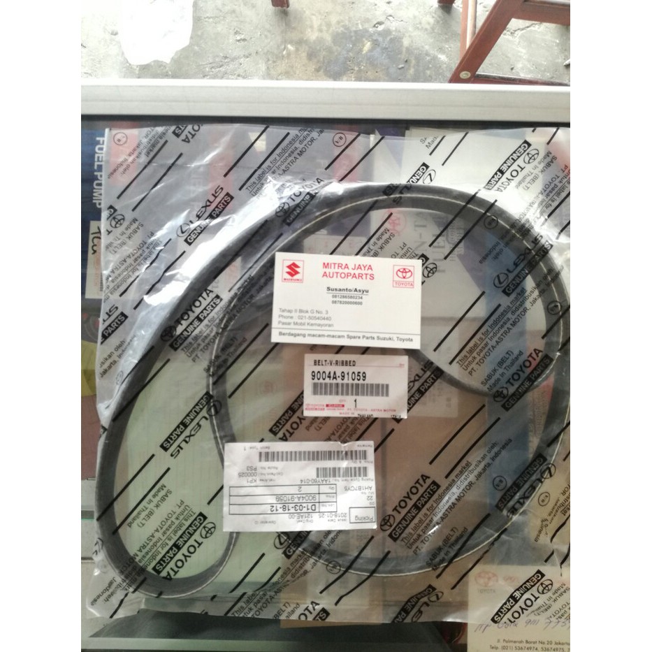 Fan belt/tali Kipas Avanza Veloz,New Rush,New Terios
