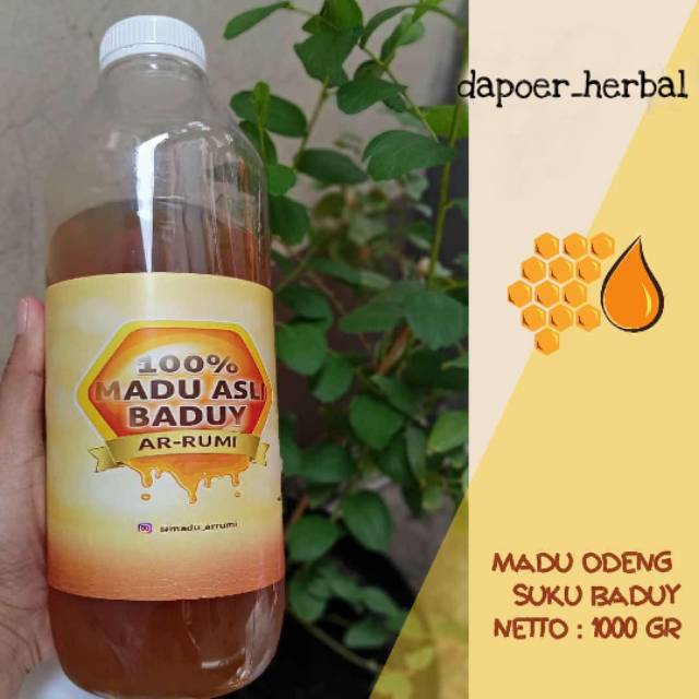 

Madu baduy pedalaman murni 1000g telah uji lab