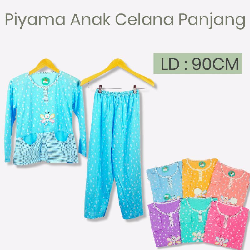 Piyama Anak Baju Tidur Anak BabyDoll Anak Lengan Panjang Celana Panjang
