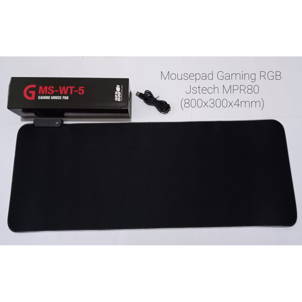 Mousepad Gaming RGB  JSTech MPR 80