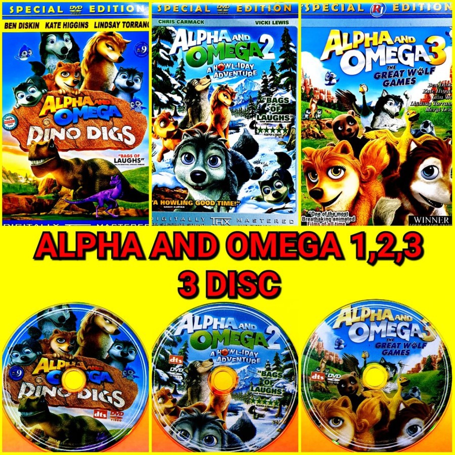 Jual Kaset Promo Cuci Gudang Film Animasi Hewan Alpha And Omega The