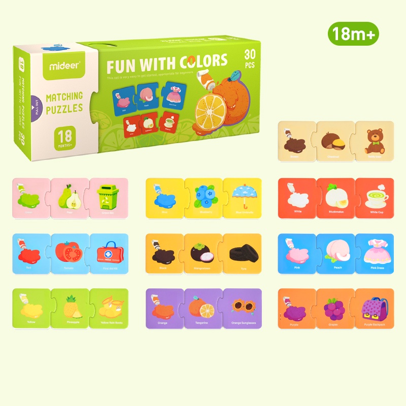 TweedyToys - Mideer Matching Puzzle Mainan Edukasi Anak