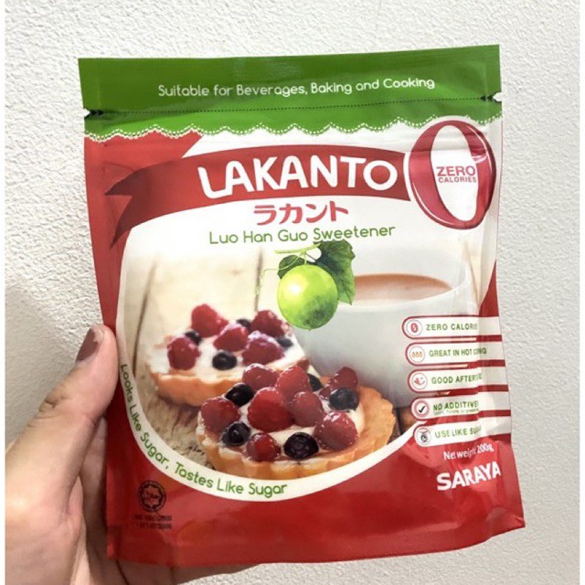 LAKANTO Luo Han Guo Sweetener Gula Keto 200gr 1kg