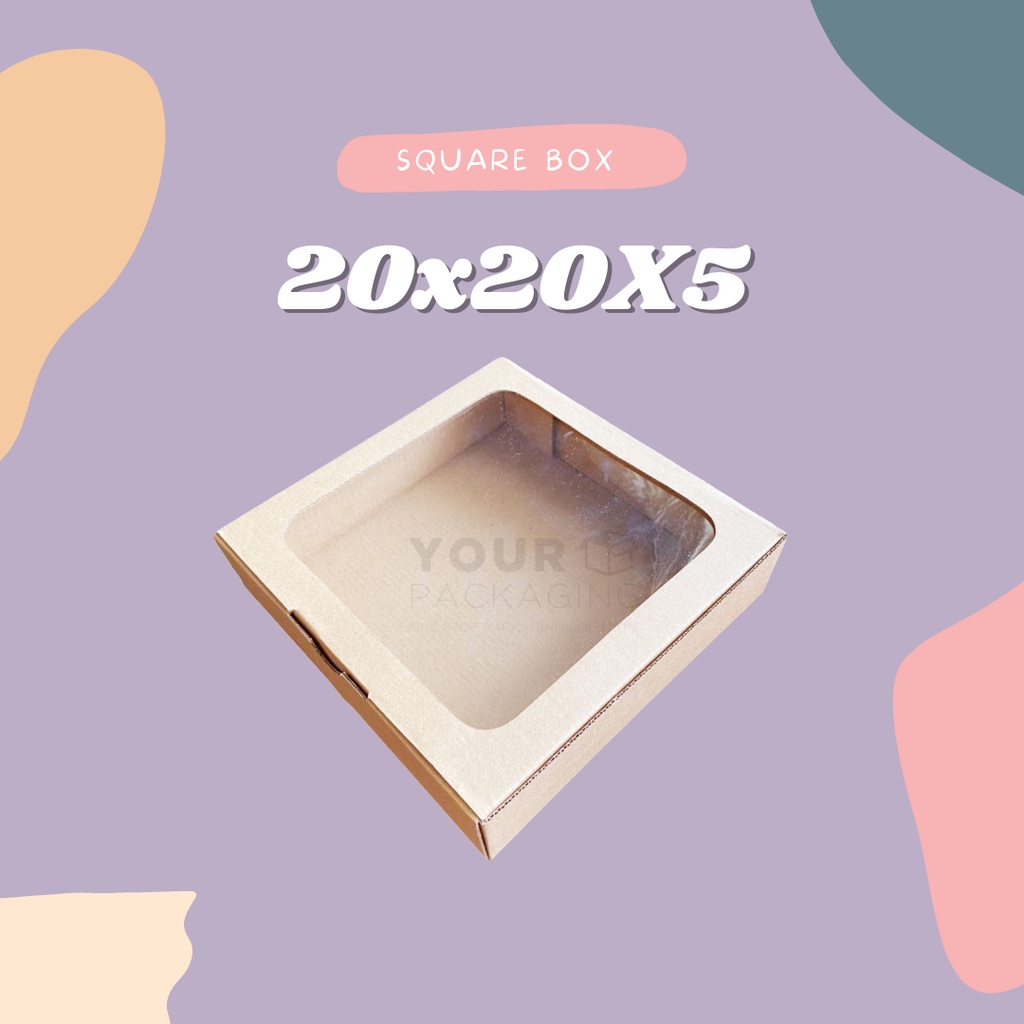 

BOX MIKA 20x20x5 // DUS KEMASAN MIKA