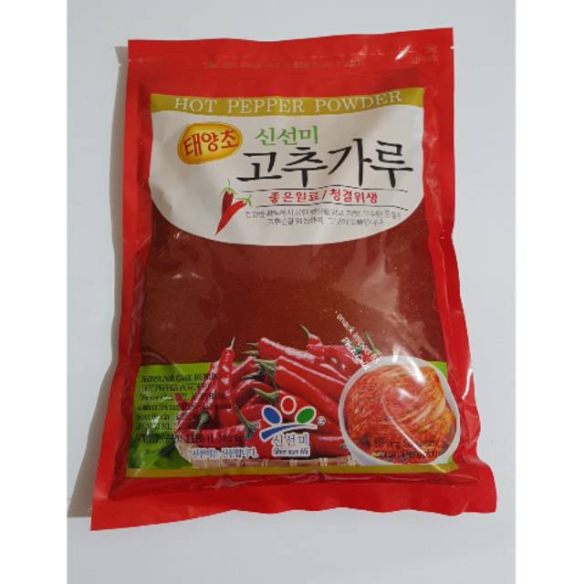 

Gochugaru Hot Pepper Powder Cabe Bubuk Kasar Korea Repacked 100gr & 454gr