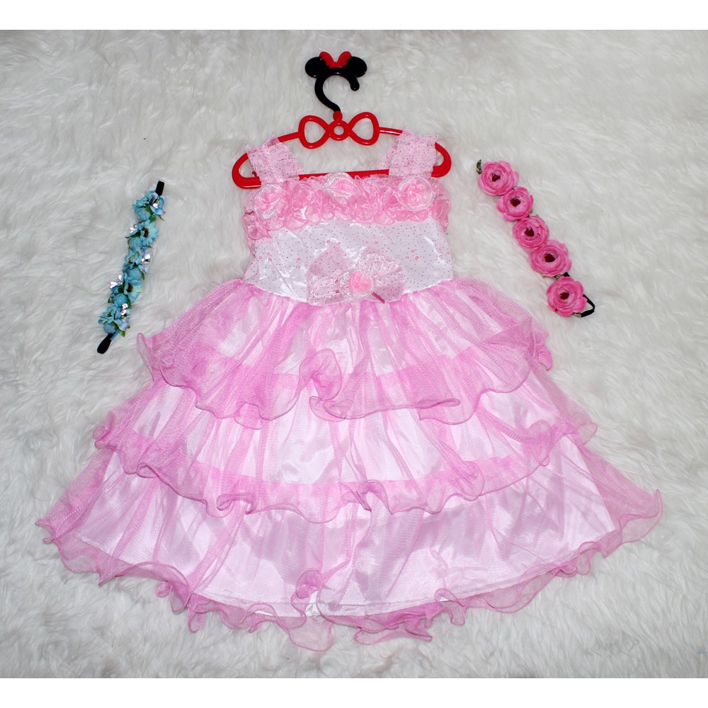 Dress Kids Norin/Baju Pesta Anak/Baju Anak Model Terbaru/Brukat Kasual/Dress Bayi Perempuan 3-5 Thn