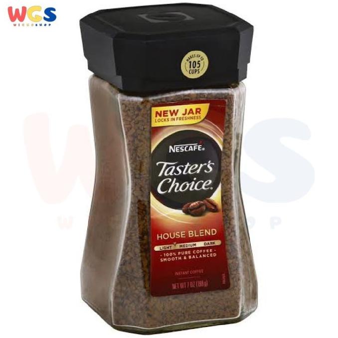 

Nescafe Tasters Choice House Blend 100% Pure Coffee Instant 198 Gr