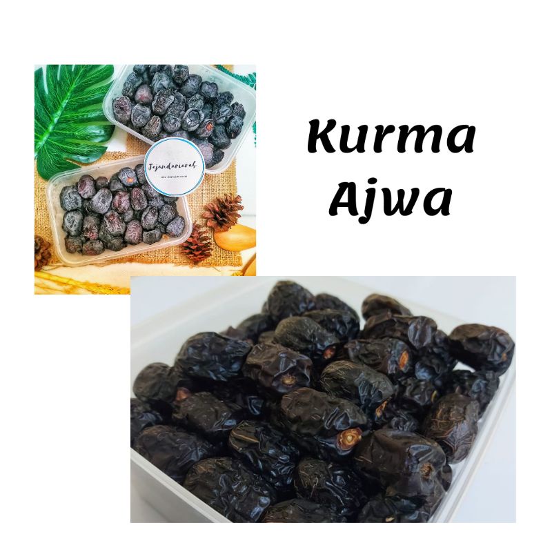 

Kurma ajwa kurma nabi asli madinah 500gr SUPER