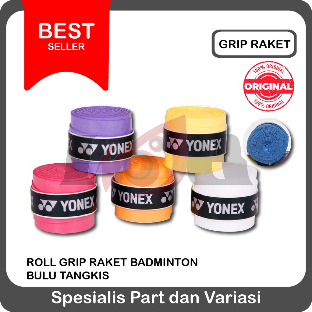 Grip Raket Badminton HandGrip Yonex Bulu Tangkis Olah Raga Badan Sehat