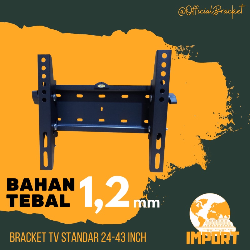 Bracket TV LCD LED 20 21 24 27 32 24 40 42 Braket TV Adjustable Wall Breket