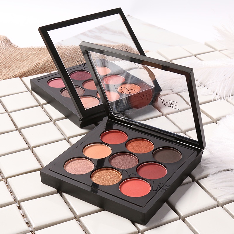 FOCALLURE 9 Warna Eyeshadow palette mata kosmetik