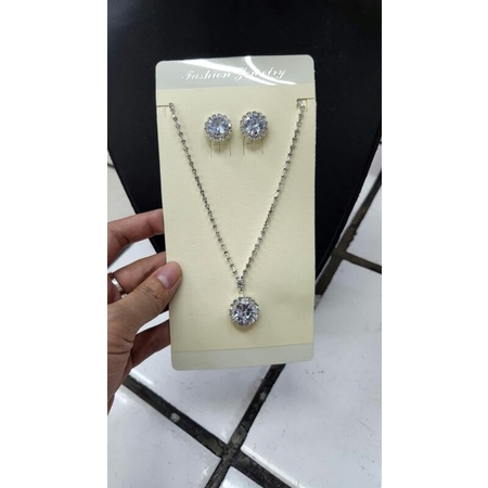 kalung set anting simple kalung pesta kalung wedding pengantin