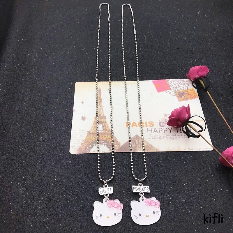 Lucu Hello Kitty,Buddy Pendant Baru,Gadis Hati Kalung Versi,Korea Aksesoris Populer