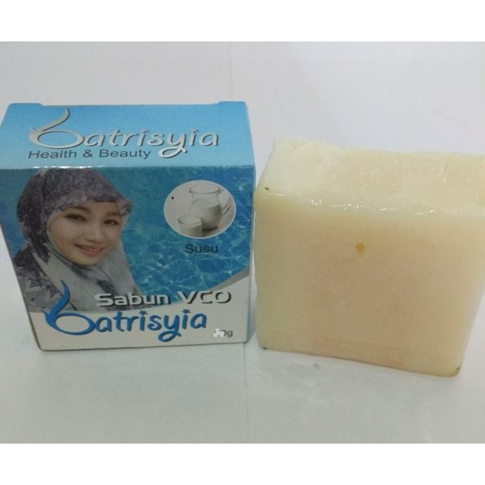 Sabun VCO Susu Batrisyia Herbal, Pembersih Wajah untuk Kulit Sensitif