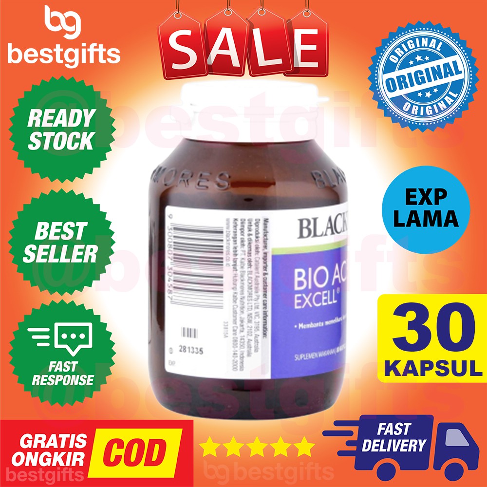 BLACKMORESBLACKMORES MULTIVITAMIN +  BODY SHIELD ( BIO ACE EXCELL) KALBE VITAMIN 30 KAPSUL