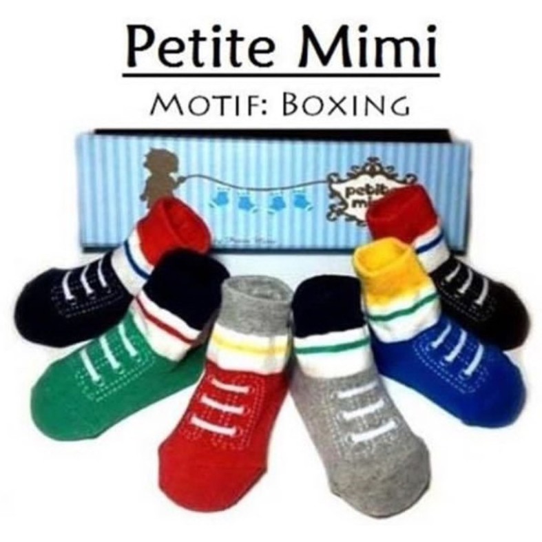 Kaos Kaki Boy Petite Mimi Boxing 3-12 M / 12-24 m CBKS